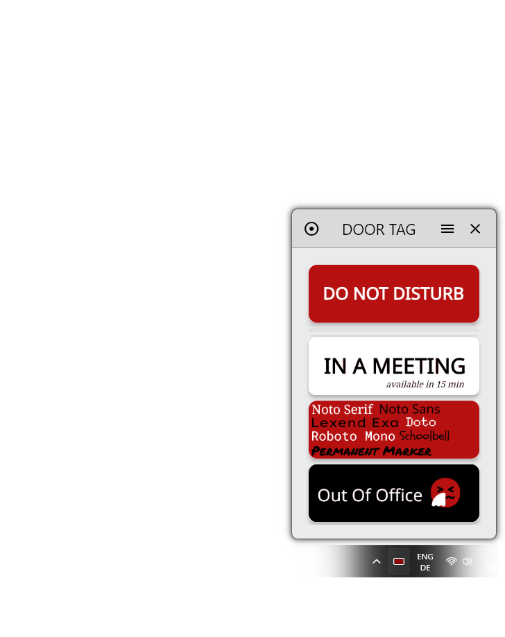 DoorTag App Home